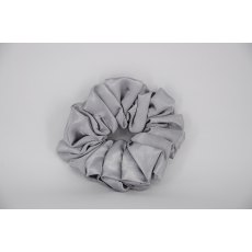 (10) Mid Grey Single Colour Scrunchie