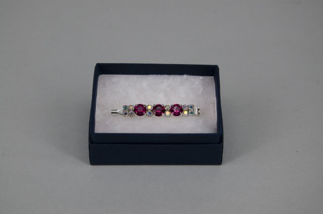 Equi-Jewel by Emily Galtry Stock Pin - 6mm Hot Pink & 3mm AB Jewels