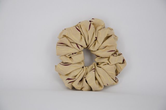 Equi-Jewel by Emily Galtry EJS-22 Gold & Burgundy Scrunchie