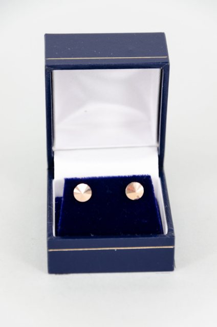 Equi-Jewel by Emily Galtry Earrings - Rivoli Crystal Round Stud - Rose Gold