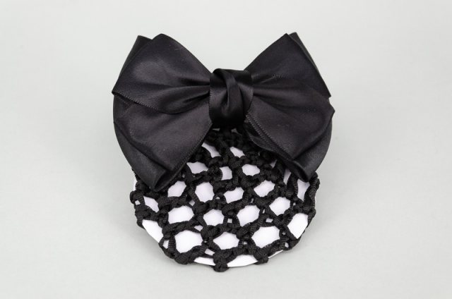 Equi-Jewel by Emily Galtry Black Bun Net with Bow