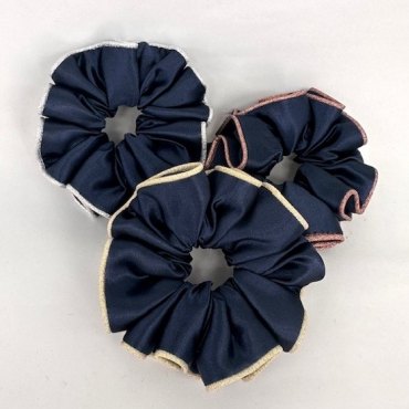 Scrunchie with Glitter Piping