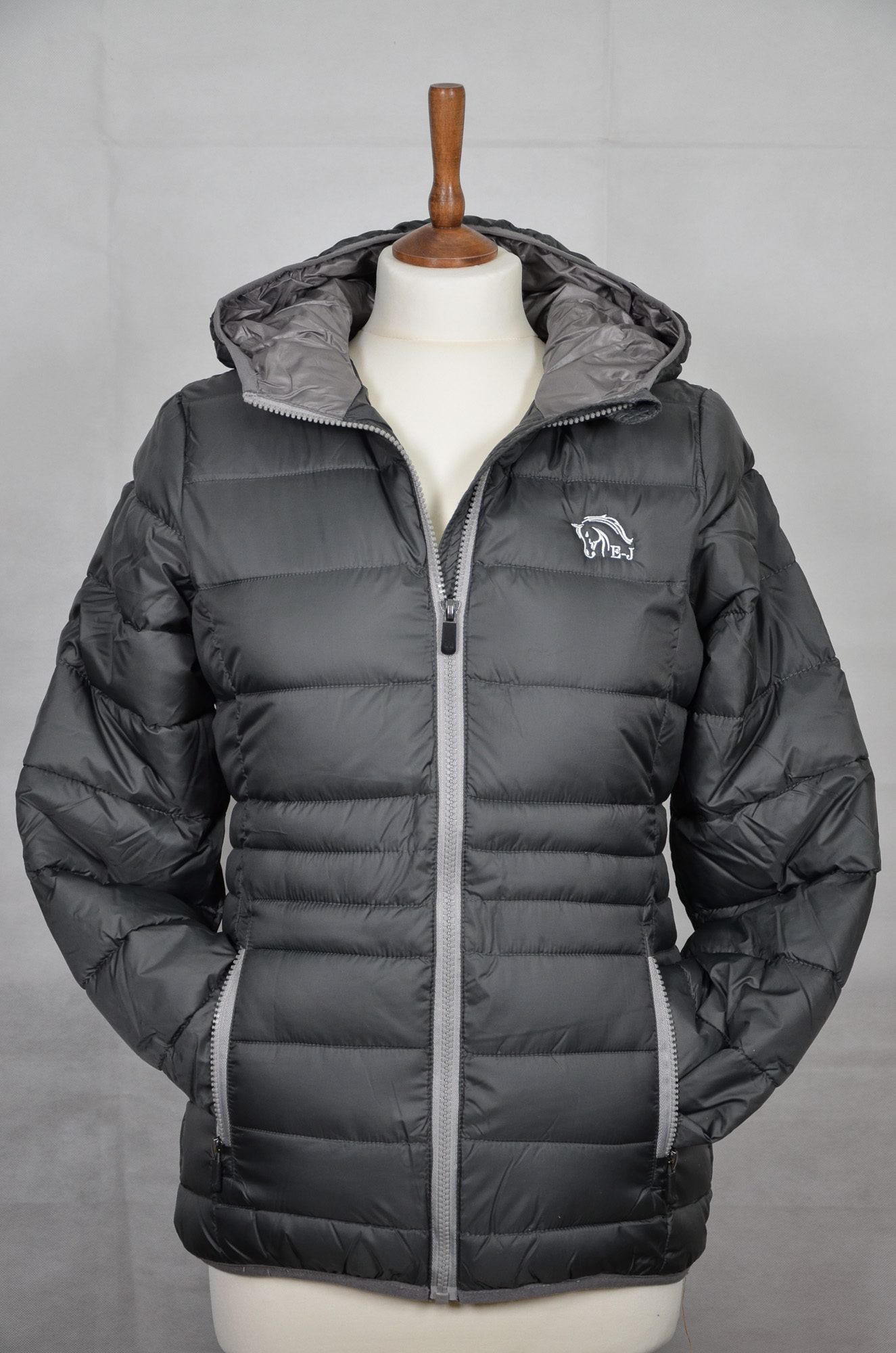 silver grey jacket ladies