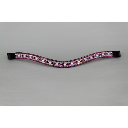 3/4 Inch Exclusive Hand Set Crystal Browbands