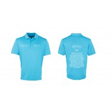 Event Classic Unisex Polo - Aqua - Weston Lawns Dressage Weekend