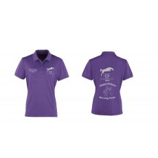 Event Personalised Ladies Polo - Purple - The Welsh Dressage Champs 2025