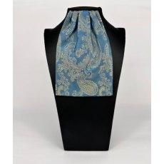 (66) Turquoise Paisley v2 Contrast Colour Middle