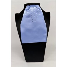 "BLING" (41) Cornflower Blue Contrast Colour Middle with Clear Crystals