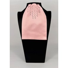 "BLING" (22) Baby Pink Contrast Colour Middle with Pink AB & Clear Crystals