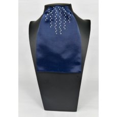 "BLING" (01) Navy Contrast Colour Middle with AB & Clear & Pearl Crystals