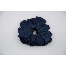 (01) Navy Single Colour Scrunchie