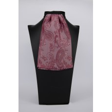 (53) Burgundy Paisley Contrast Colour Middle