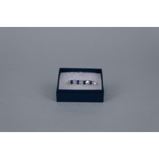 Stock Pin - 6mm  & 3mm AB with 3mm Capri Jewels
