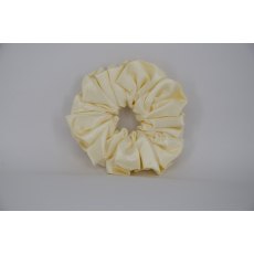 (39) Cream Single Colour Scrunchie