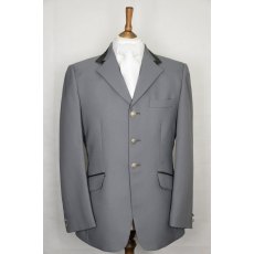 Ex-Demo - Equi-Jewel by Emily Men’s Standard Competition Jacket – Mid Grey Wool Blend with Dark Grey (09) Contrast - Size 40” Chest