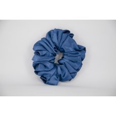 (49) Ocean Blue Single Colour Scrunchie