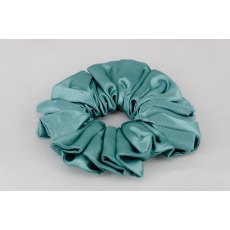 (58) Teal Single Colour Scrunchie