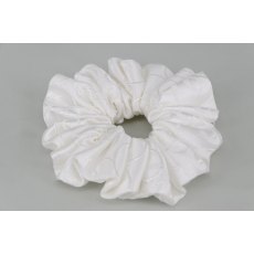 EJS-52 Barcelona Ivory Scrunchie