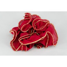 Red Chiffon Scrunchie