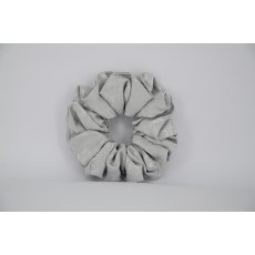 EJS-26 Silver Self Pattern Scrunchie