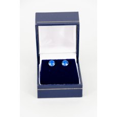 Earrings - Xirius Crystal Round Stud - Capri