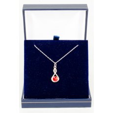 Necklace - Rivoli Crystal Infinty - Rose