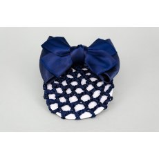 Navy Bun Net with Bow