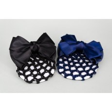 Navy Bun Net with Bow