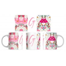 Personalised Poinsettia Mug