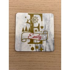 Personalised Name & Initial Coaster