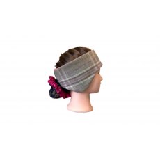 Head Warmer - Cairngorm Blossom Tweed & Cerise Fleece