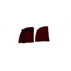 Ear Warmers - Burgundy Fleece