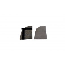 Ear Warmers - Cairngorm Merlin Tweed & Silver Fleece