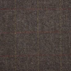 Tweed Poncho - Dunlin & Coffee - CHE120 - Size Medium ONLY