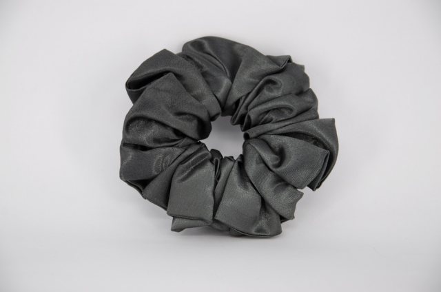 Equi-Jewel by Emily Galtry (09) Dark Grey Single Colour Scrunchie