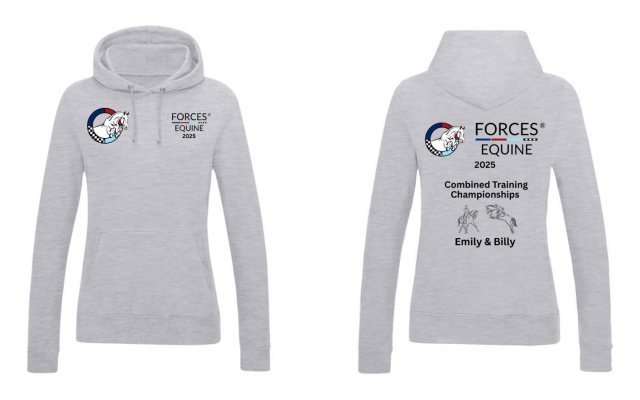 Equi-Jewel by Emily Event Personalised Unisex Combined Training Hoodie - Forces Equine Games 2025