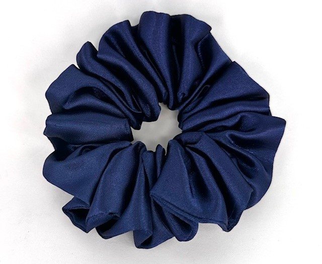 Equi-Jewel by Emily Galtry (61) French Navy Single Colour Scrunchie
