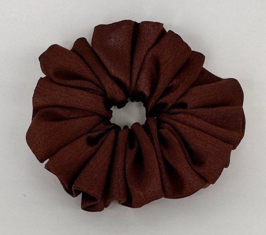 Equi-Jewel by Emily Galtry (73) New Brown Single Colour Scrunchie