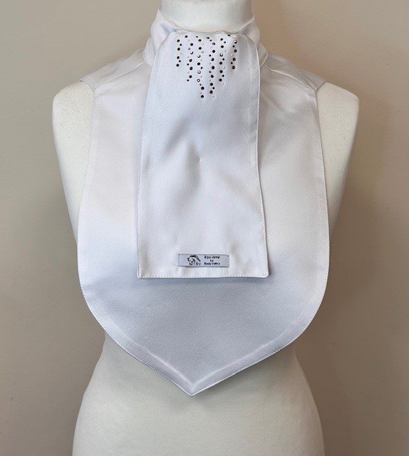 Equi-Jewel by Emily Galtry Bling Bright White Stock & Bib with Swarovski Crystals