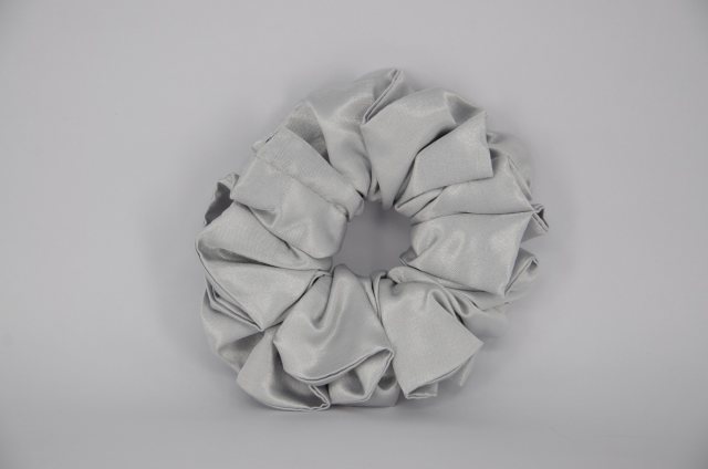 Equi-Jewel by Emily Galtry (11) Silver Grey Single Colour Scrunchie