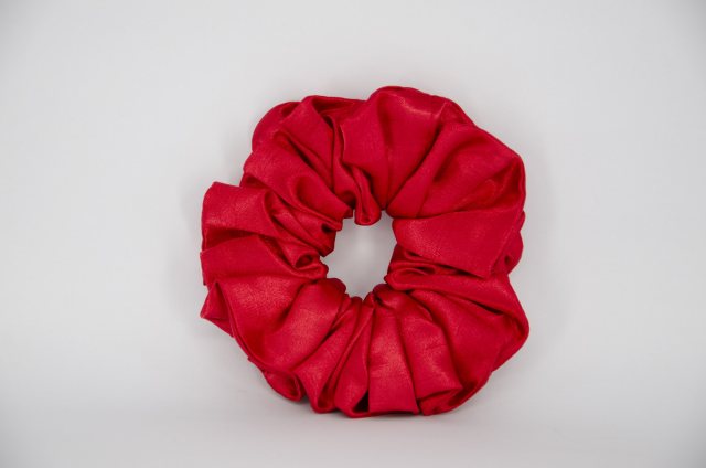 Equi-Jewel by Emily Galtry (17) Red Single Colour Scrunchie