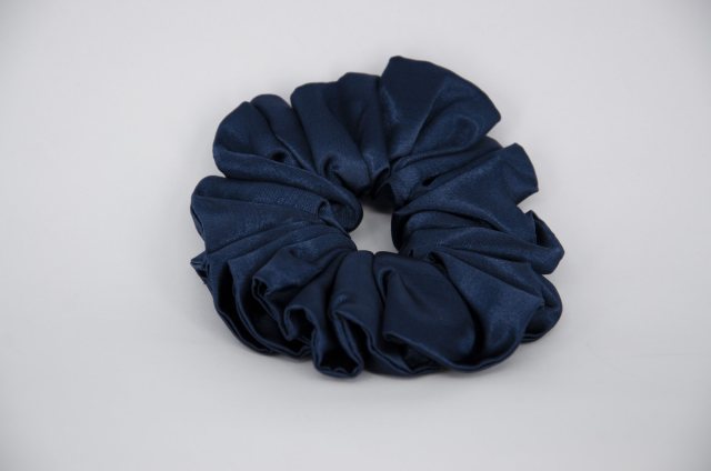 Equi-Jewel by Emily Galtry (01) Navy Single Colour Scrunchie