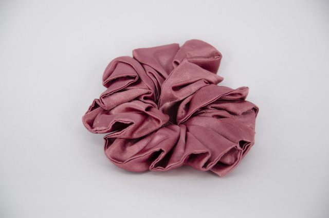 Equi-Jewel by Emily Galtry (20) Dusky Pink Single Colour Scrunchie