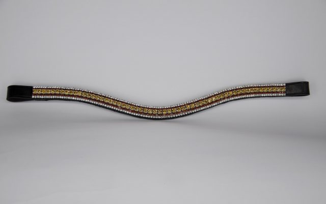 Equi-Jewel by Emily Galtry 6mm Gold, 3mm Brown & 3mm Clear Jewels