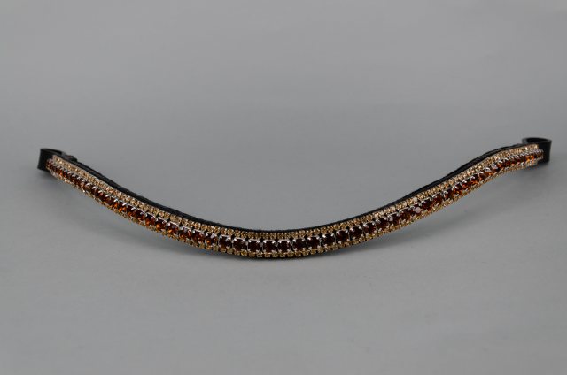 Equi-Jewel by Emily Galtry 6mm Brown & 3mm Gold Jewels