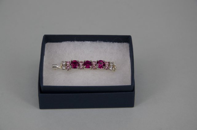 Equi-Jewel by Emily Galtry Stock Pin - 6mm Hot Pink, 3mm Baby Pink & 3mm Clear Jewels