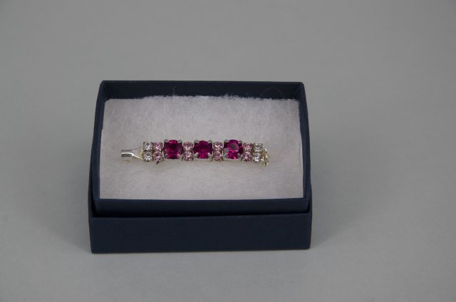 Equi-Jewel by Emily Galtry Stock Pin - 6mm Hot Pink, 3mm Baby Pink & 3mm Clear Jewels