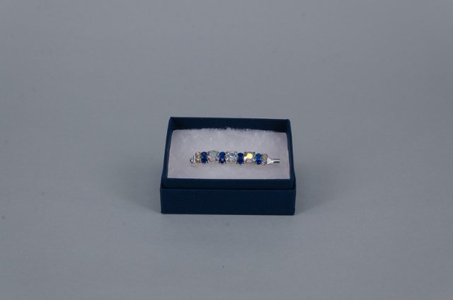 Equi-Jewel by Emily Galtry Stock Pin - 6mm  & 3mm AB with 3mm Capri Jewels