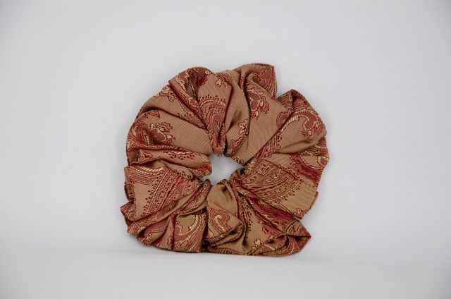 Equi-Jewel by Emily Galtry (35) Rust Paisley Single Colour Scrunchie