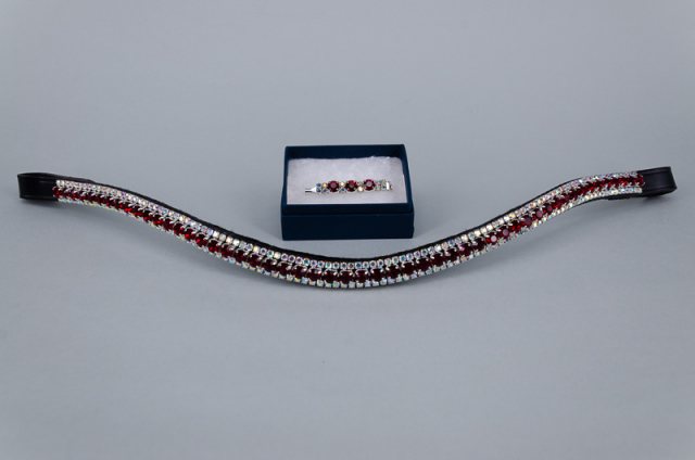 Equi-Jewel by Emily Galtry 6mm Burgundy & 3mm AB Jewels